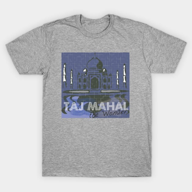 Taj Mahal  the wonder T-Shirt by Artsecrets collection